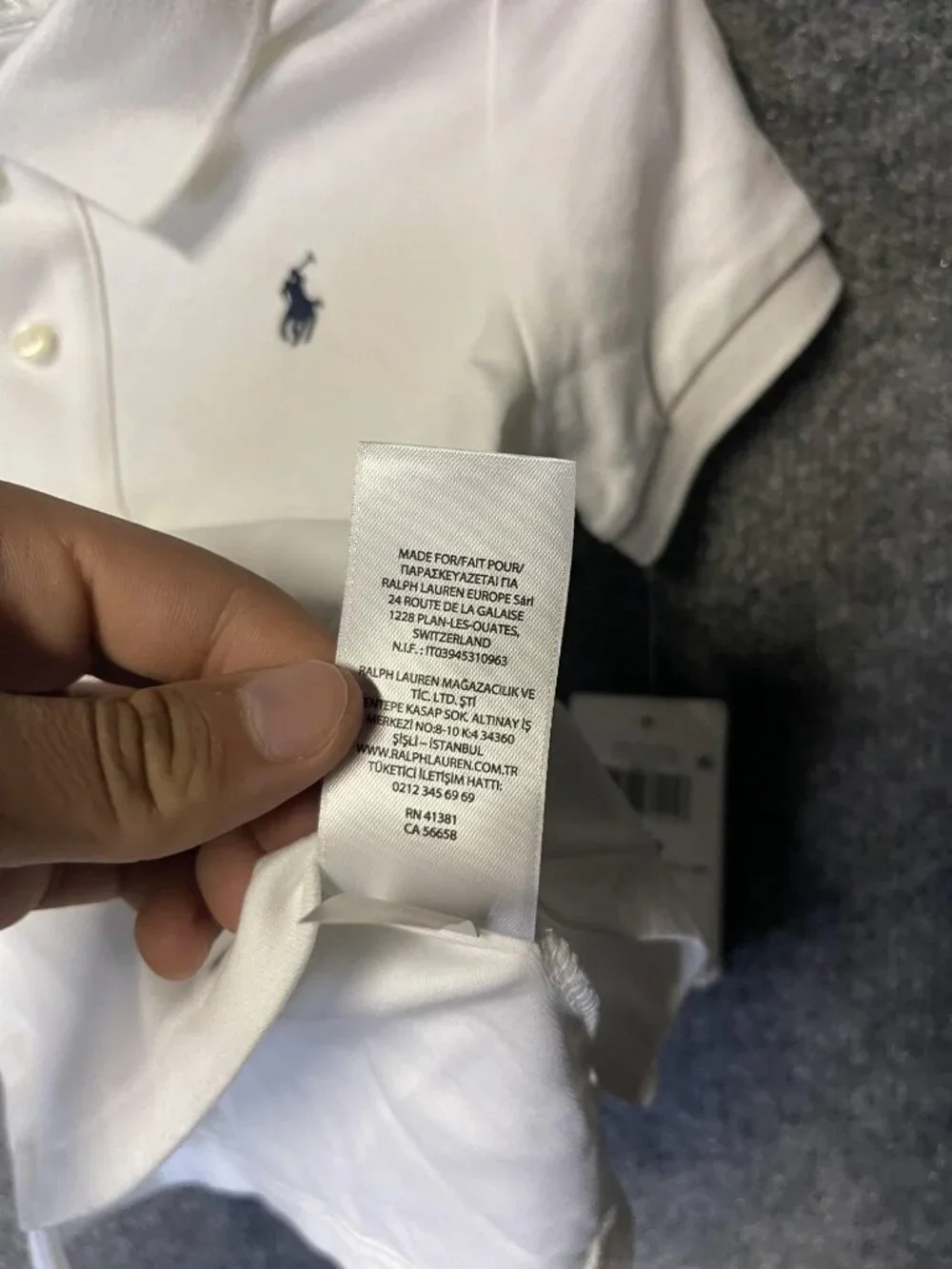 Ralph Lauren Polo Shirt Boys 12-18 Months White Short Sleeve Pony Logo Knit